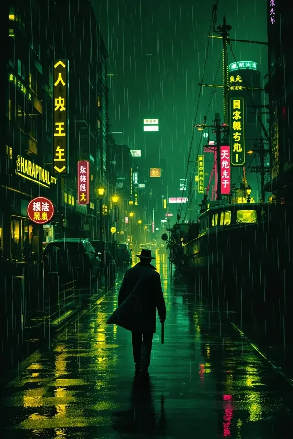 黄果短剧倍速版《暗涌之城》横版剧照，悬疑推理题材